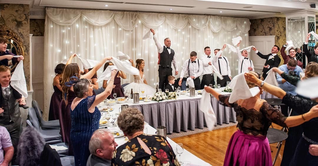 amazing wedding singing waiters ireland